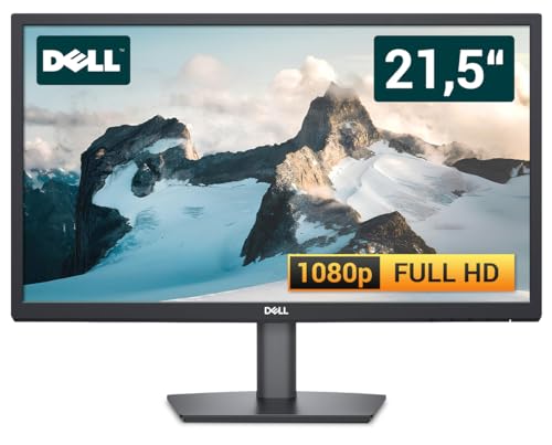 Dell E2223HV 22 Zoll Business Computer Monitor, Desktop Gaming Monitor, Full HD (VGA - VESA), PC Bildschirm, Schwarz (Generalüberholt)