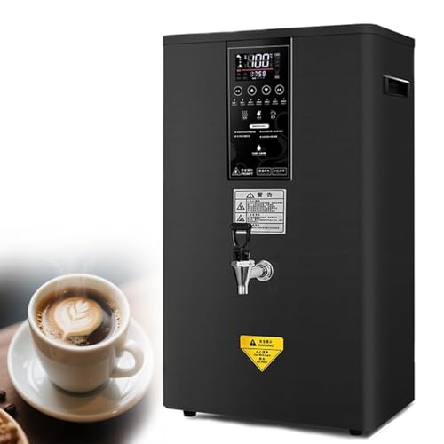 Caldera De Agua Eléctrica Comercial,Máquina Automática De Agua Hirviendo De Acero Inoxidable,3000 W,Temperatura Ajustable De 40 a 100 °c,For Té,Café,Black-80L