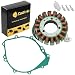 Caltric Stator & Gasket Fits YAMAHA R1 YZFR1 YZF-R1 YZF R1 1999 2000 2001 ATV NEW