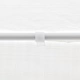 Relaxdays Side Parts Set of 2 for 3x3m Gazebo Pavilion Tent, Walls w Windows for Canopy, Privacy Screen for Party Tent, White - Image 4