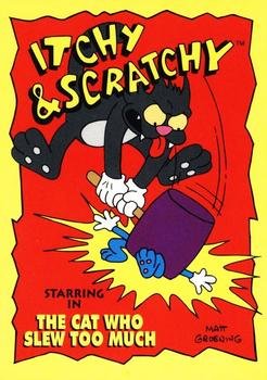 Itchy & Scratchy starring in The Cat Who Slew Too Much trading