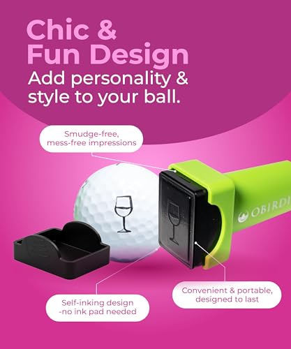 Obirdie Heart Golf Ball Stamp for Women