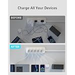 40W Retractable USB Wall Charger, 33.5in Type-C Cable, 2 USBC Ports - Image 3