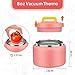MAISON HUIS 8oz Soup Thermo Wide Mouth Vacuum Insulated Thermo Food Jar, Leak Proof Stainless Steel Thermo for Hot&Cold Food Kids Food Lunch Soup Container for School Travel (Pink)