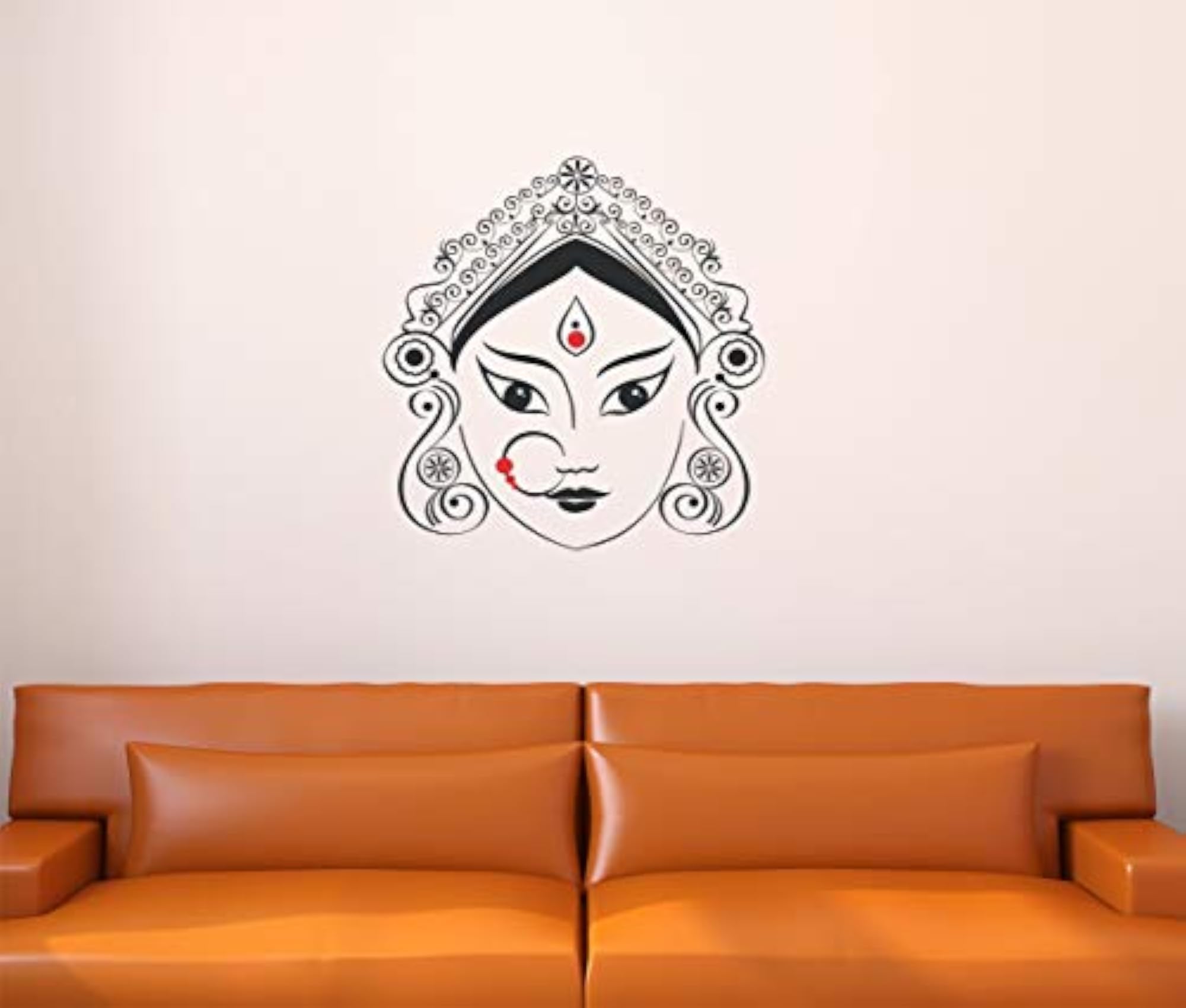 Spiritual Wall Stickers Goddess Maa Durga