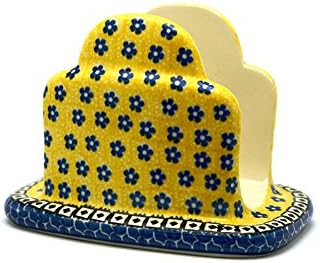 Polish Pottery Napkin Holder - Sunburst