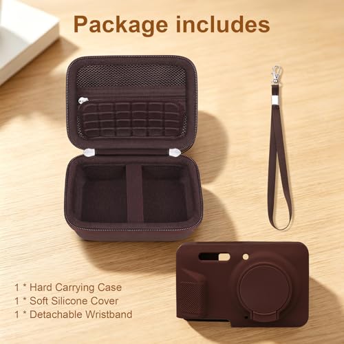 Estuche rígido y funda de silicona para cámara Kodak PIXPRO FZ55 miniatura 3