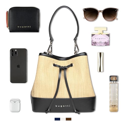 Bugatti bolso bandolera Isa Bucket Bag beige para mujer 6