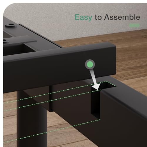 Novilla Full Size Bed Frame with Headboard and Footboard, 14 Inch Metal Platform Bed Frame, Under Bed Storage, Strong Metal Slats Support, Mattress Foundation No Box Spring Needed by Novilla - Image 4