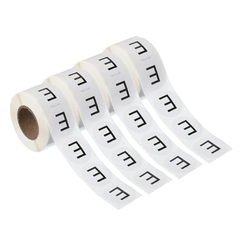 Autocollants lettre E 2,5 cm PATIKIL pastilles rondes pour scrapbooking et loisirs