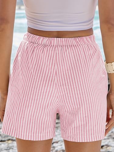 Image of ANRABESS Boxer Shorts for Women Gingham Pajama 2026 Summer Casual Lounge Sleep Plaid Shorts Y2K Beach Bottoms