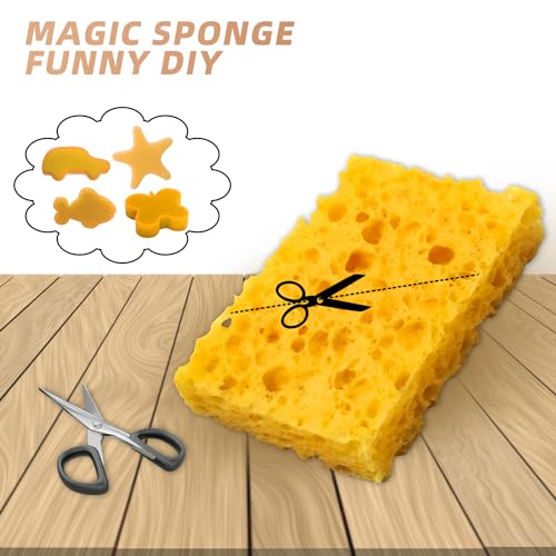 Image of 30PCS 2 inch x 1.4 inch Replacement Welding Soldering Iron Tip Cleaning Sponge Solder Tip Cleaning Sponge Yellow
