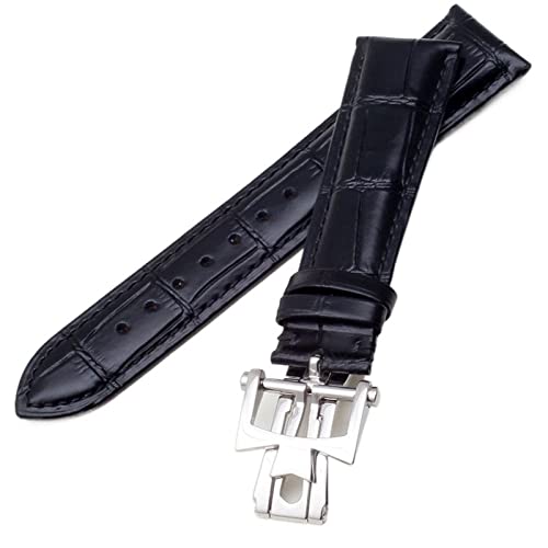Bracelet de montre en cuir de vache marron 19 mm 21 mm pour montre VC
