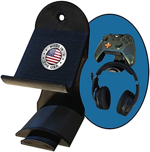 Makers Highway – Designed for Xbox One Controller | Steam Controller & Headset Wall Mount – Gaming Setup Wall Mount