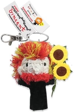 kamibashi Vincent van Gogh Original String Doll Gang Keychain Clip