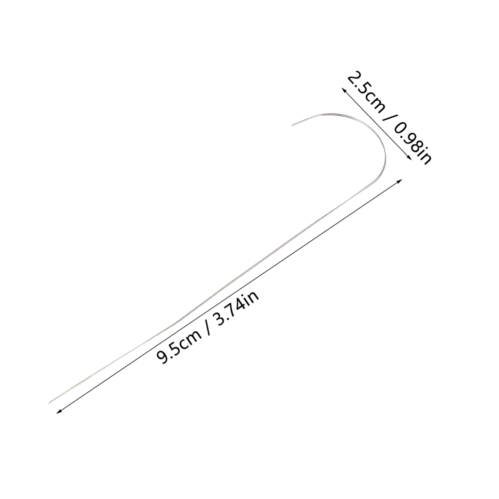 Gogogmee Practical Beading Needles 4pcs Alloy Needles for DIY Sewing Jewelry Making Hand Quilting Fast and Easy Bead Wearing