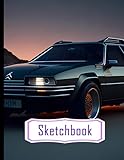citroen pallas ds cabrio  Sketch Book: Citroen CX Pallas 1980 Retro 4x4 Todo Terreno Conceptual Vehicle in Hyperrealistic 8K, Big Size 8.5x11 Inches, 120 pages