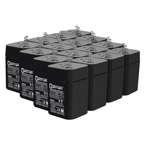 Mighty Max Battery 6V 5AH SLA Replacement Battery Compatible with Predator Caller - 16 Pack