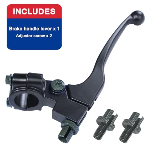 Image of 7 /8 inch Left Brake Clutch Handle Lever Perch for SSR110 KX65 YZ80 CRF50 XR50 DR125 KLX110 Coolster Apollo RFZ125 Tao Tao DB17 Chinese Pit Dirt Bike Coleman CT100U CT200U Mini Black