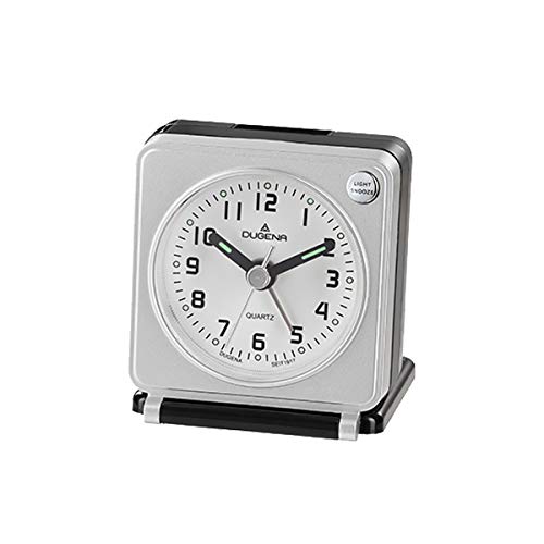 DUGENA Quarz-Reisewecker 4460950, mit Weckzeiger, Weckwiederholung,...