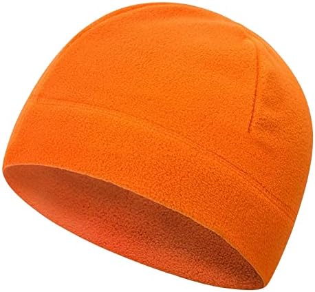 Halloween Thanksgiving Beanie Hunting Hat Orange Hunter Hat Fits Under Motorcycle Helmets for Men for Cold Weather Waterproof and Windproof