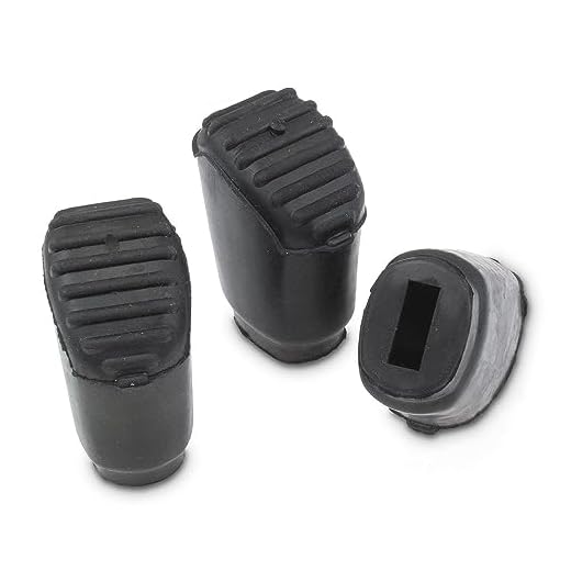 Gibraltar SC-PC07 - Accesorios para pie de plato, 3 piezas y pata de goma grande