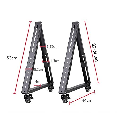 Soporte móvil para TV con ruedas para TVs 40-80 pulg miniatura 2