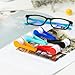 Eye Glasses Lens Cleaner Cleaning Brush Tool - Microfiber Mini Sunglasses Cleaner Soft Brush Cleaning Clip 5 Colors (10 Pack)