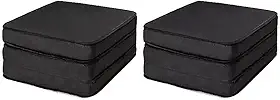 Puff Colchonete Dobrável/Sofa 3 em 1 Solteiro Colchões(PRETO SOLTEIRO 1)