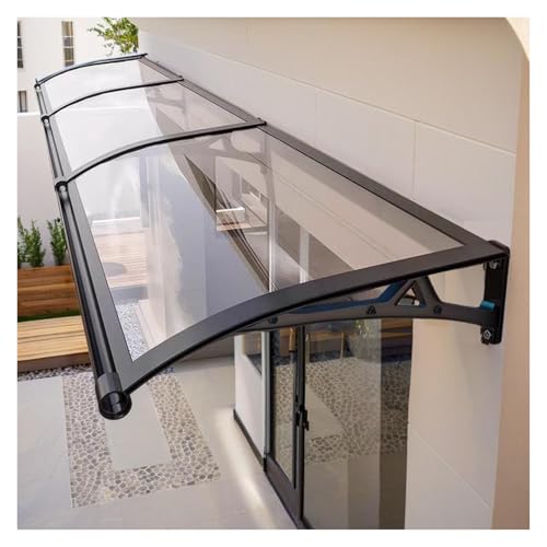 Auvent de terrasse imperméable anti-pluie avec abri polycarbonate - 2