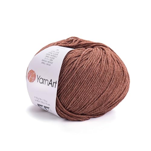Image of 4 Skein 55% Cotton 45% Acrylic YarnArt Yarn 200 gr 696 yds Color (70)