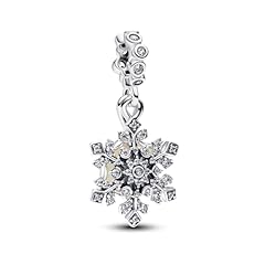 Sparkling Snowflake Double Dangle Charm M1871