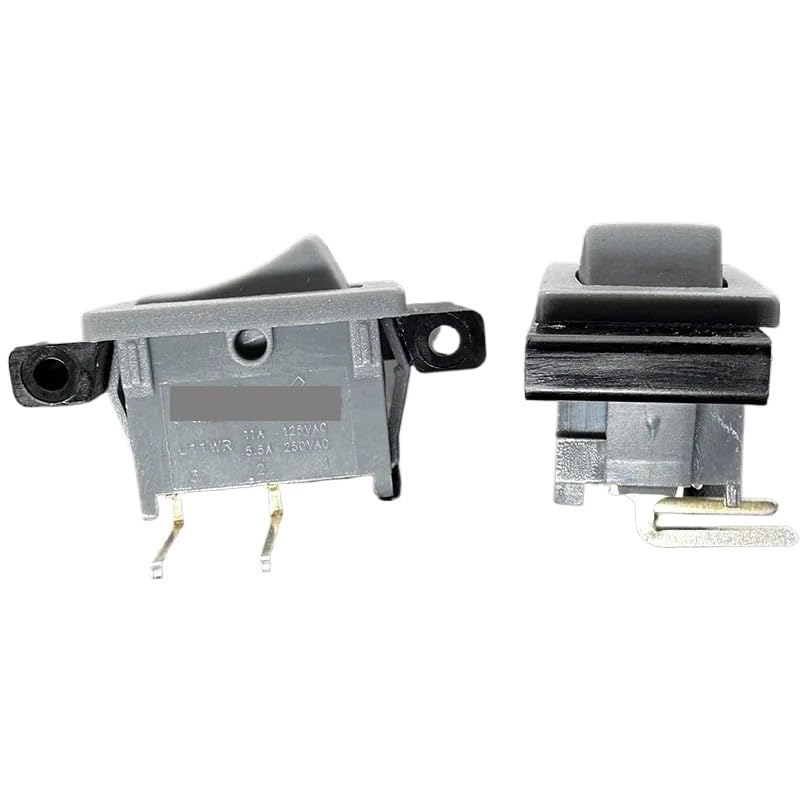 Interrupteur KCD1 à vis résistant aux vibrations bouton bascule 2 broches coudées