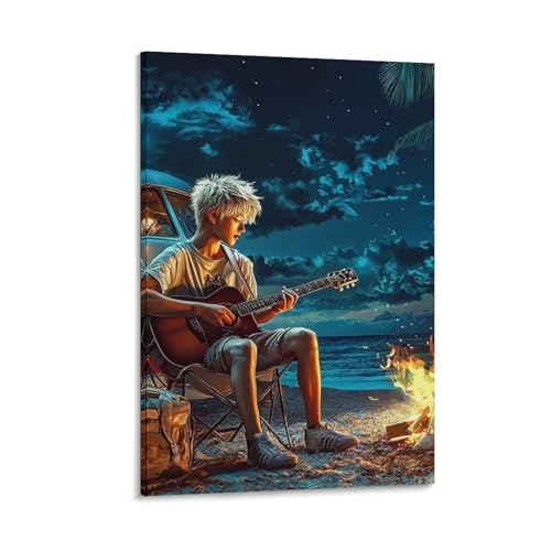 Impression sur toile marine pour une chambre relaxante