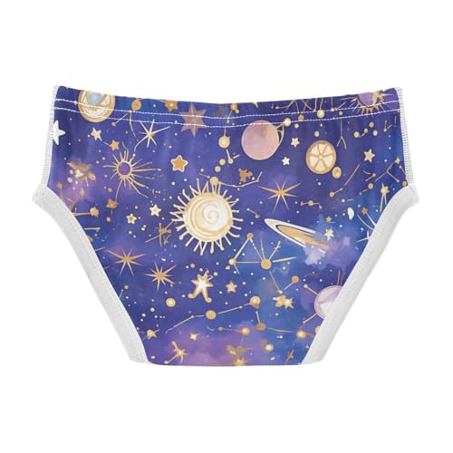 KLL Space Galaxy Constellation Boys Toddler Cotton Nighttime Underwear Cute Children Undies2