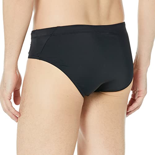 BOSS Men's Standard Side Logo Solid Swim Briefs2