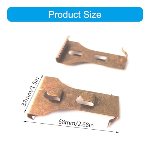 Image of Brick Wall Hangers for Picture Frames and Lights with Multipurpose Required Designs 12 Pieces Set