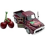 Regalos imprescindibles: este maravilloso camión será una maravillosa adición a la decoración de tu casa de campo. Decoración clásica de campo para decoración del hogar, perfecta para usar como decoración durante todo el año. Ideal para coleccionistas, amantes de los coches y amigos de inauguración de la casa