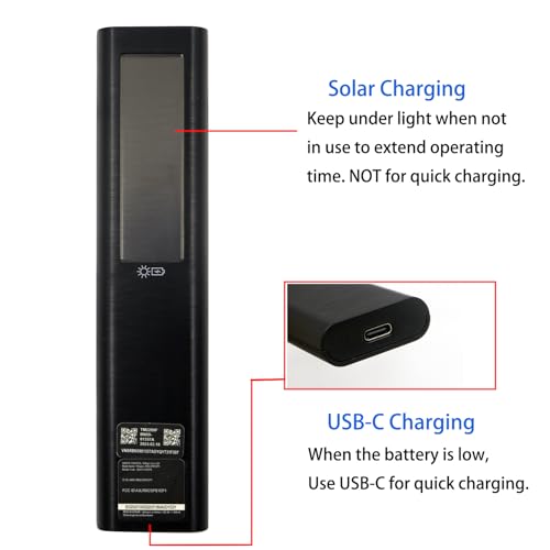 Image of 2 Pack BN59-01357A Solar Voice Remote Compatible with Samsung TV's