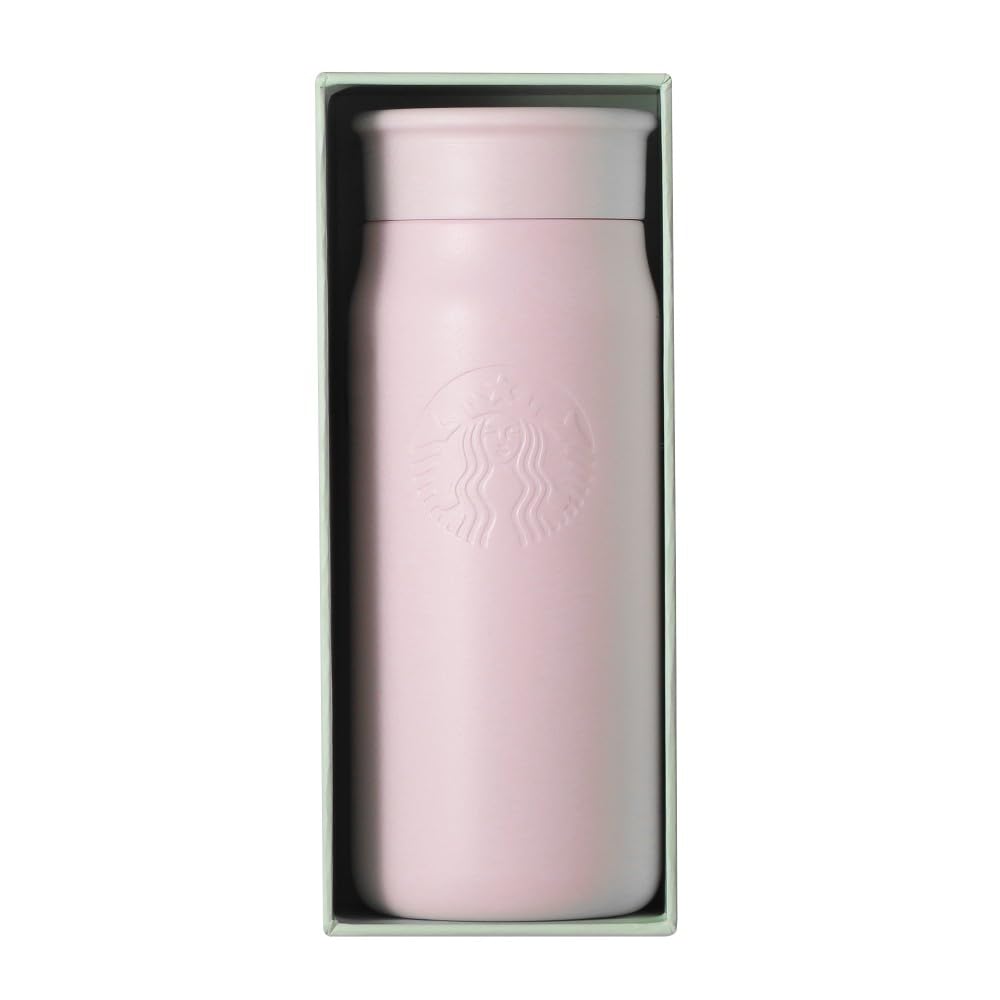 スタバ　ギフトボックス入り ステンレスミニボトル マットピンクベージュ355ml Amazon | STARBUCKS スタバ スターバックス ギフトボックス入り