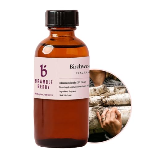 Image of Bramble Berry Birchwood Oud Fragrance Oil 2 oz | Rich Masculine Scent for Soap Making, Candles, Beard Oil, Shaving Cream & Body Care | Skin Safe, Vegan, Paraben & Phthalate Free