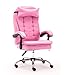 FGDSA Lift Office Racing krzesło dla graczy regulowane oparcie, obrotowe ergonomiczne krzesła rozkładane z poduszką pod głowę (kolor: Różowy)