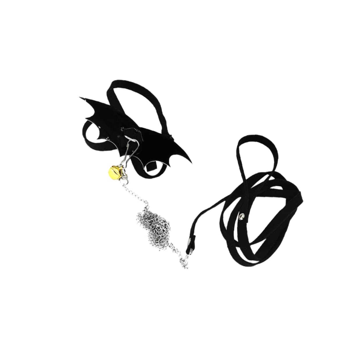 HEMOTON Turtle Wing Design Adjustable Harness Strap Leash for Outdoor Walking Control Reptile Pet Supplies Lightweight and Durable Black Design for Turtles and Animals