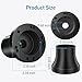 MIXOPOLY Golf Cart Steering Wheel Hub Adapter fits Club Car DS Model, Black and Anti-rust