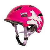 uvex OYO Style - Leichter Fahrradhelm für Kinder - individuelle Größenanpassung - pink Unicorn matt 50-54