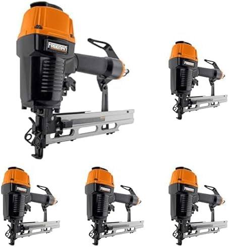 Image of Freeman Pneumatic 16-Gauge 2 inch Medium Crown Stapler with Adjustable Metal Belt Hook | PSS50, 2 inch (Pack of 5)