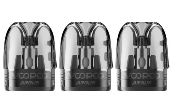 TVDC Voopoo Argus Pod Replacement Cartridges - Mesh Coils, 3-Pack, 2ml Capacity, Works With Argus Pod, Argus Pod SE, Argus P1, Argus P1s and Argus G, No Nicotine (Pack of 3, 0.7ohm Top Fill)