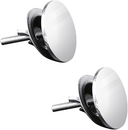 2 piezas de cubierta de agujero para fregadero de cocina de acero inoxidable, tapón de enchufe de fregadero de cocina, enchufe de metal
