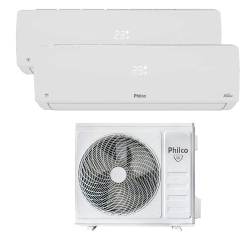 Ar Condicionado Bi Split Inverter Philco 18000 BTUs (2X9000) Quente e Frio 220V PAC18QV