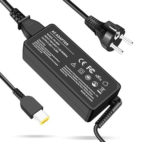 65W Caricatore per Lenovo G40 G50 70 80 Thinkpad T470 T470S T460 T460S T450 T440 T560 E540 E560 E570 L440 L450 IdeaPad Yoga 11S X240 X250 ADLX65NLC3A ADLX65NLC2A Alimentatore